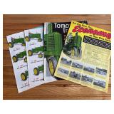 (4) John Deere Tractor Sales Literature