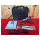 Glock Model 43X 9mm Semiauto Pistol