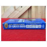 1 Box (10 Rounds) NSI Law Enforcement 20 Gauge Slugs