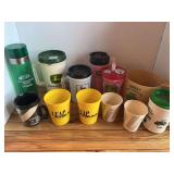 (12) John Deere Cups, Bottles, Pitcher