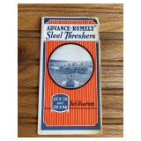 Advance Rumely Steel Threshers Sales Literature