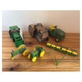 (6) John Deere Tractors, Planter, Bank