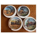 (4) Plates Danbury Mint