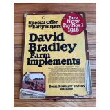 1918 Sears, Roebuck & Co. David Bradley Farm Implements Catalog