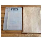 IH Plastic Sleeve with Certificate