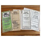 (4) Stover Mfg. & Engine Co. Literature