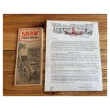 (2) Shaw Du-All Sales Literature