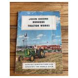 1957 John Deere Dubuque Tractor Works Booklet
