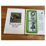 (2) John Deere Tractor Sales Literature