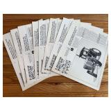 (8) John Deere Sales Literature