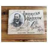 American Harrow Co. Sales Literature