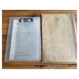 IH Plastic Sleeve with Receipts