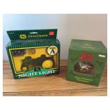(2) John Deere Ornament + Night Light