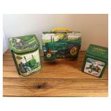 (3) John Deere Tins