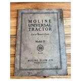 Moline Plow Co. Universal Tractor Repair Parts Catalog