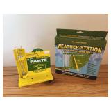 (2) John Deere Rain Gauges