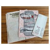 (3) Wood Bros. Literature