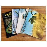 (4) John Deere Combine Sales Literature