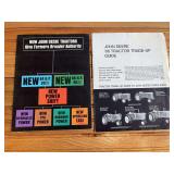 (2) John Deere Tractor Sales Literature