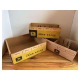 (3) John Deere Parts Boxes