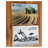 (2) John Deere Tractor + Skid Loader Sales Literature