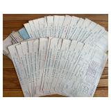 J.I. Case Receipts
