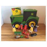 John Deere Toy Case + Misc. Toys