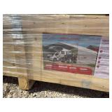 SDLANCH All-Steel Carport with Enclosed Sidewalls C2030FT
