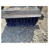 Mini Skid Steer Black Hydraulic Angle Broom Attachment