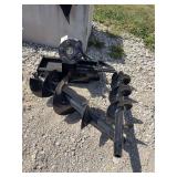 Hydraulic Mini Skid Steer Auger Attachment with Dual Bits
