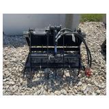 Mini Skid Steer Black Hydraulic Root Grapple Attachment