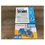 (2) Harley-Davidson Servi-Car Sales Literature
