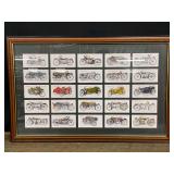 Lambert & Butler's Cigarettes Motorcycle Cards Framed