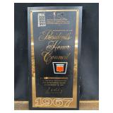 1967 Oliver Presidents Honor Council Plaque