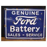 Genuine Ford Battery SSP Sign