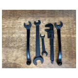 (5) Ford + Ferguson Wrenches