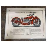 Indian 4 Motorcycle Print