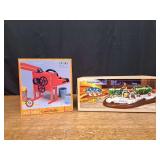 (2) Corn Sheller + John Deere Figurine