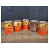 (5) AC Power Hydraulic Fluid Cans