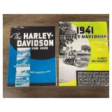 (2) Harley-Davidson Motorcycle Sales Literature