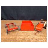 (2) 1/16 Tru-Scale Spreader + Barge Wagon Carter