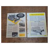 (2) John Deere Crawler Sales Literature