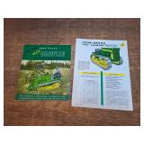 (2) John Deere 420 Crawler Sales Literature