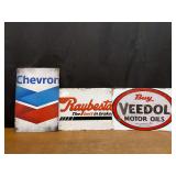 Chevron, Veedol, Raybestos SST Signs