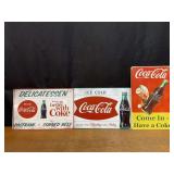 (3) Coca-Cola SST Signs