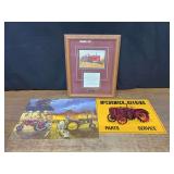 (3) Tractor Signs + Print