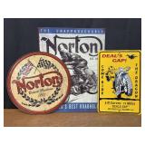 (3) Motorcycle SST Signs