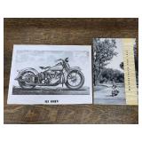 (2) Harley-Davidson Motorcycle Literature