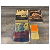 (4) Harley-Davidson Parts Catalogs + Bag