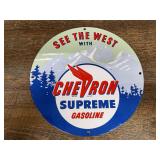 Chevron Supreme Gasoline SSP Sign